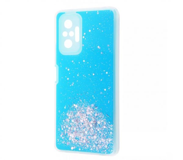 Чохол WAVE Brilliant Case з блискітками для Xiaomi Redmi Note 10 Pro Sky blue