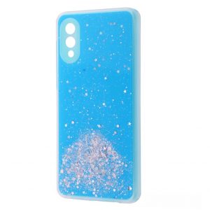 Чехол WAVE Brilliant Case с блестками для Samsung Galaxy A02 – Sky blue