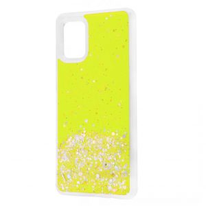 Чехол WAVE Brilliant Case с блестками для Samsung Galaxy A12 / M12 – Yellow