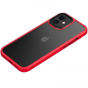 Чехол TPU+PC Metal Buttons для Iphone 11 -Красный