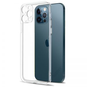 Прозрачный силиконовый чехол Epic Transparent с защитой камеры для Iphone 12 Pro Max