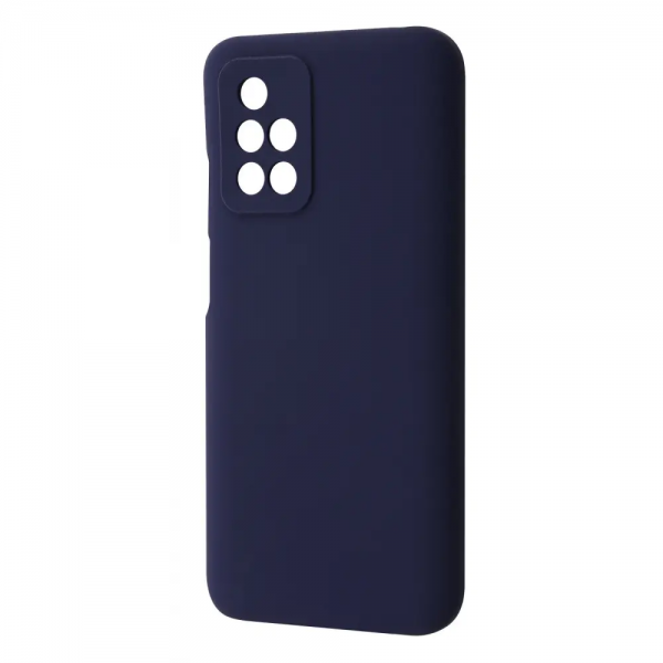 Чехол Silicone Case WAVE Full с микрофиброй для Xiaomi Redmi 10 – Midnight blue