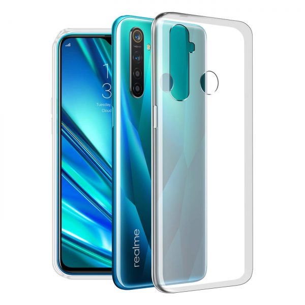 Прозрачный силиконовый (TPU) чехол (накладка) для Realme 5 / 6i (Сlear)