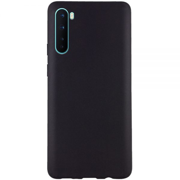 Матовый силиконовый TPU чехол для OnePlus Nord – Черный