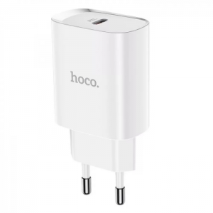 Сетевое зарядное устройство Hoco N14 Smart Charging Single port PD 20W – White