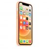 Оригинальный чехол Silicone Cover 360 с микрофиброй для Iphone 12 / 12 Pro – Оранжевый / Cantaloupe 114861