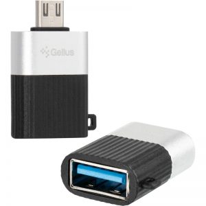 Адаптер Gelius OTG Adapter USB to Micro GP-OTG002 – Silver
