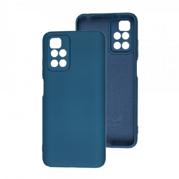 Чехол WAVE Colorful Case с микрофиброй для Xiaomi Redmi 10 – Blue