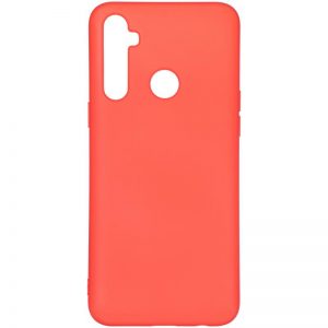Чехол Silicone Cover Full without Logo (AA) с микрофиброй для Realme 6i – Красний / Red