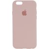 Оригинальный чехол Silicone Cover 360 с микрофиброй для Iphone 6 / 6s – Розовый  / Pink Sand