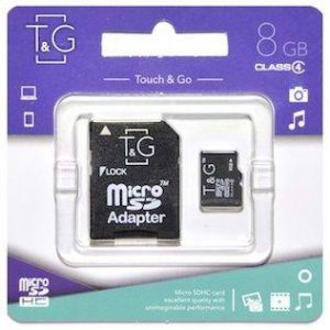 Карта памяти Team Group microSDHC 8 Gb Class 10 + SD адаптер (TG-8GBSD10U1-01)