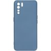 Чехол Silicone Cover Full without Logo (AA) с микрофиброй для Oppo A91 – Синий / Dark Blue