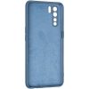 Чехол Silicone Cover Full without Logo (AA) с микрофиброй для Oppo A91 – Синий / Dark Blue 114050