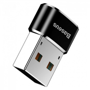 Адаптер Baseus OTG USB to Type-C 3A – Black
