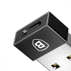 Адаптер Baseus OTG USB to Type-C 3A – Black 115079