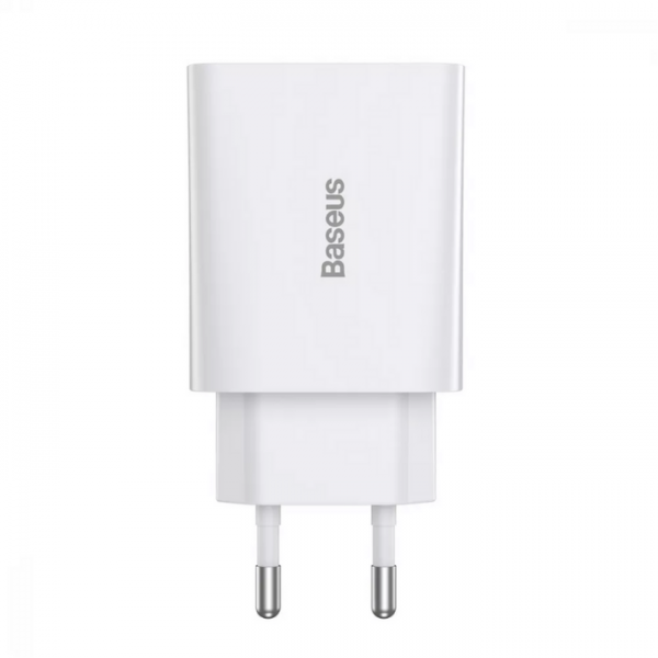 Сетевое зарядное устройство Baseus Speed Mini PD Charger 20W (1 Type-C) – White