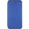 Кожаный чехол-книжка 360 с визитницей для Samsung Galaxy A22 / M32 / M22 – Синий
