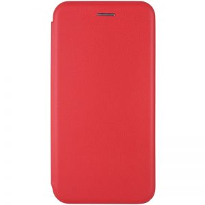 Кожаный чехол-книжка 360 с визитницей для Oppo A52 / A72 / A92 – Красный / Red