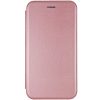 Кожаный чехол-книжка 360 с визитницей для Samsung Galaxy A03s – Розовый