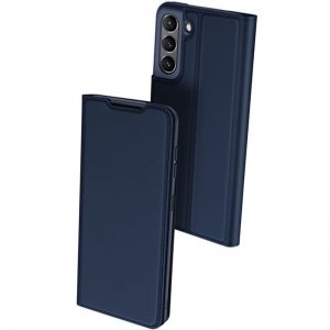 Чехол-книжка Dux Ducis с карманом для Samsung Galaxy S21 FE – Синий