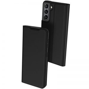 Чехол-книжка Dux Ducis с карманом для Samsung Galaxy S21 FE – Черный