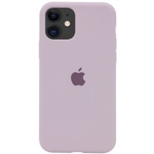 Оригинальный чехол Silicone Cover 360 с микрофиброй для Iphone 11 – Серый / Lavender