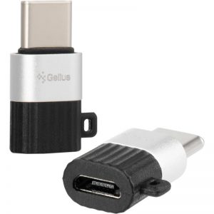 Адаптер Gelius OTG Adapter Micro to Type-C GP-OTG005 – Silver