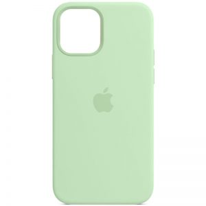 Оригинальный чехол Silicone Cover 360 с микрофиброй для Iphone 11 – Зеленый / Pistachio