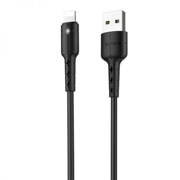 Кабель Hoco X30 Star Charging Lightning 2A (1.2м) – Black