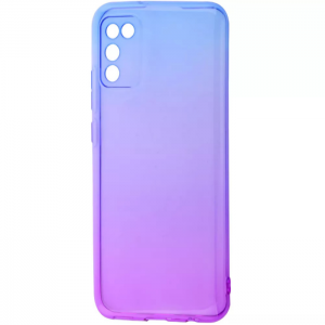 Чехол TPU Gradient Design для Samsung Galaxy A03s – Blue / Purple