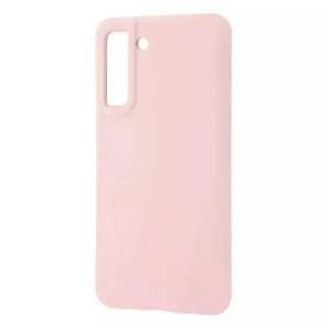 Чехол Silicone Case WAVE Full с микрофиброй для Samsung Galaxy S21 FE – Pink Sand