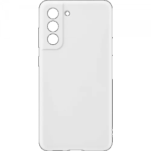 Чехол Silicone Case WAVE Full с микрофиброй для Samsung Galaxy S21 FE – White