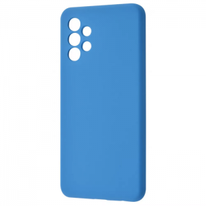 Чехол Silicone Case WAVE Full с микрофиброй для Samsung Galaxy S21 FE – Blue
