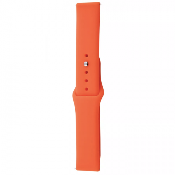 Ремешок силиконовый Sport для Xiaomi Amazfit / Samsung 22 mm – Orange
