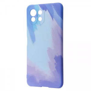 Чехол WAVE Watercolor Case для Xiaomi Mi 11 Lite / 11 Lite 5G NE – Blue