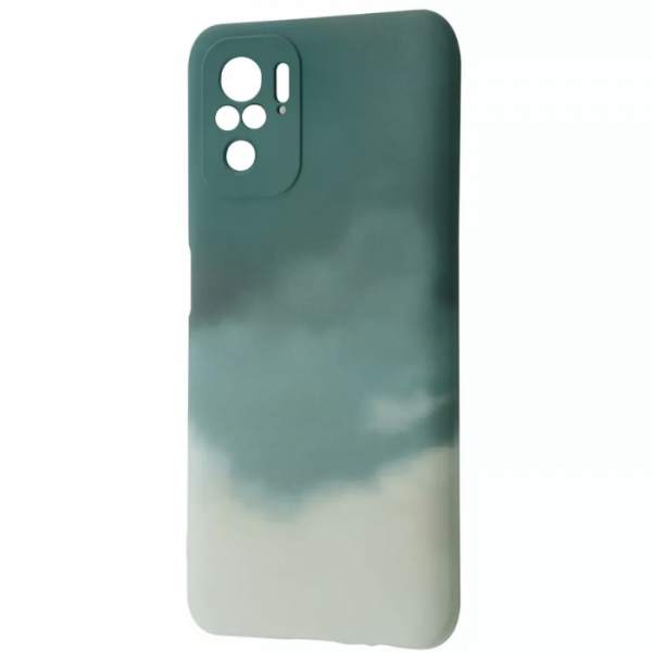 Чохол WAVE Watercolor для Xiaomi Redmi Note 10 / 10s / Poco M5s Dark Green / Gray