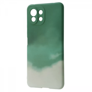 Чехол WAVE Watercolor Case для Xiaomi Mi 11 Lite / 11 Lite 5G NE – Dark Green / Gray