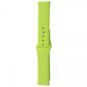Ремешок силиконовый Sport для Xiaomi Amazfit / Samsung 22 mm – Lime Green