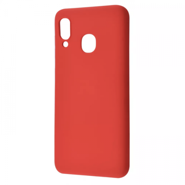 Чехол WAVE Colorful Case с микрофиброй для Samsung Galaxy A20 / A30 – Red