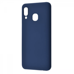 Чехол WAVE Colorful Case с микрофиброй для Samsung Galaxy A20 / A30 – Blue