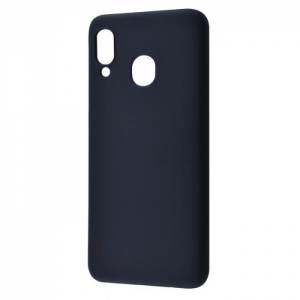 Чехол WAVE Colorful Case с микрофиброй для Samsung Galaxy A20 / A30 – Black