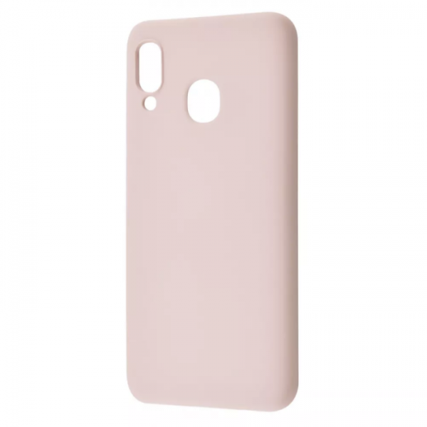 Чохол WAVE Colorful з мікрофиброю для Samsung Galaxy A20 / A30 Pink Sand