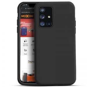 Чехол Soft Silicone Case с микрофиброй для Redmi 10 – Черный