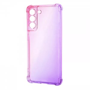 Чехол TPU Wave Shine с усиленными углами для Samsung Galaxy S21 FE – Pink / Purple
