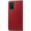 Кожаный чехол-книжка GETMAN Gallant для Samsung Galaxy M52 – Красный 118389