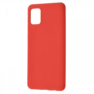 Чехол WAVE Colorful Case с микрофиброй для Samsung Galaxy A03s – Red