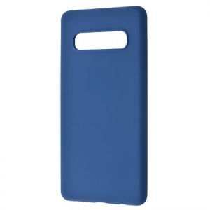 Чехол WAVE Colorful Case с микрофиброй для Samsung Galaxy S10 Plus – Blue