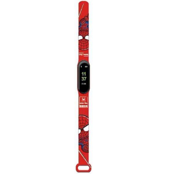 Ремінець з малюнком для Xiaomi Mi Band 3/4 Червоний / Spiderman