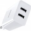 Сетевое зарядное устройство Baseus Speed Mini Dual U Charger 10.5W 2USB – White 122734