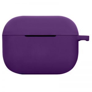 Чехол для наушников Silicone Case New + карабин для Apple Airpods Pro – Фиолетовый / Grape